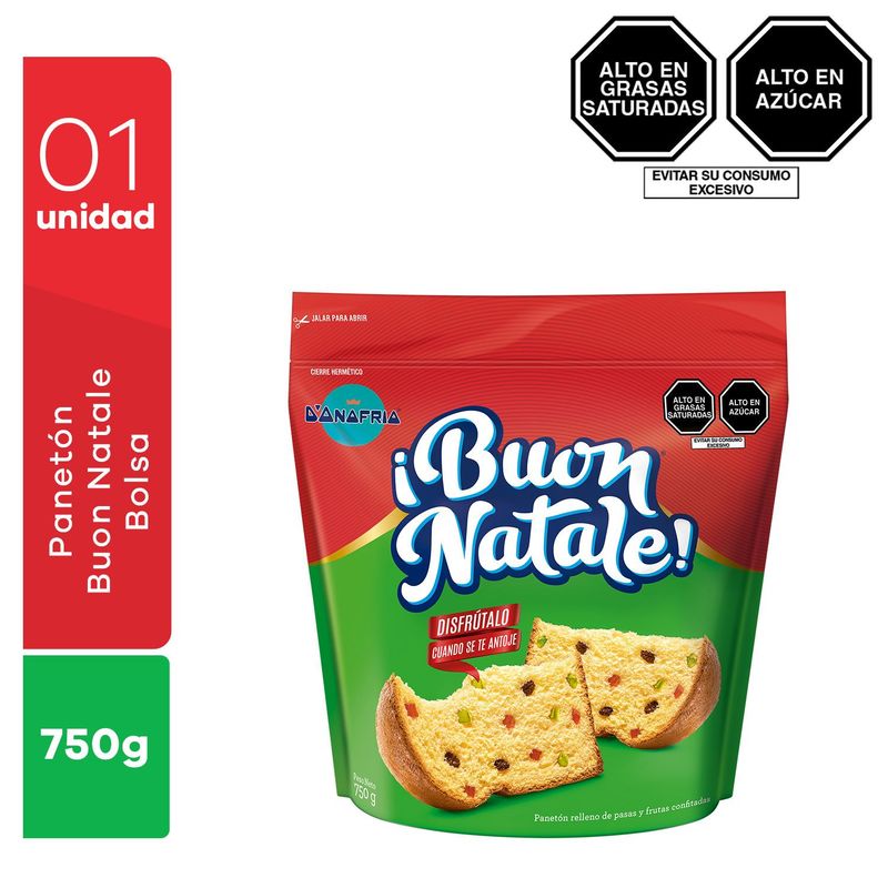 BUON NATALE - D'On Buon Natale Panet�n Bolsa 6 x 750 g Pe