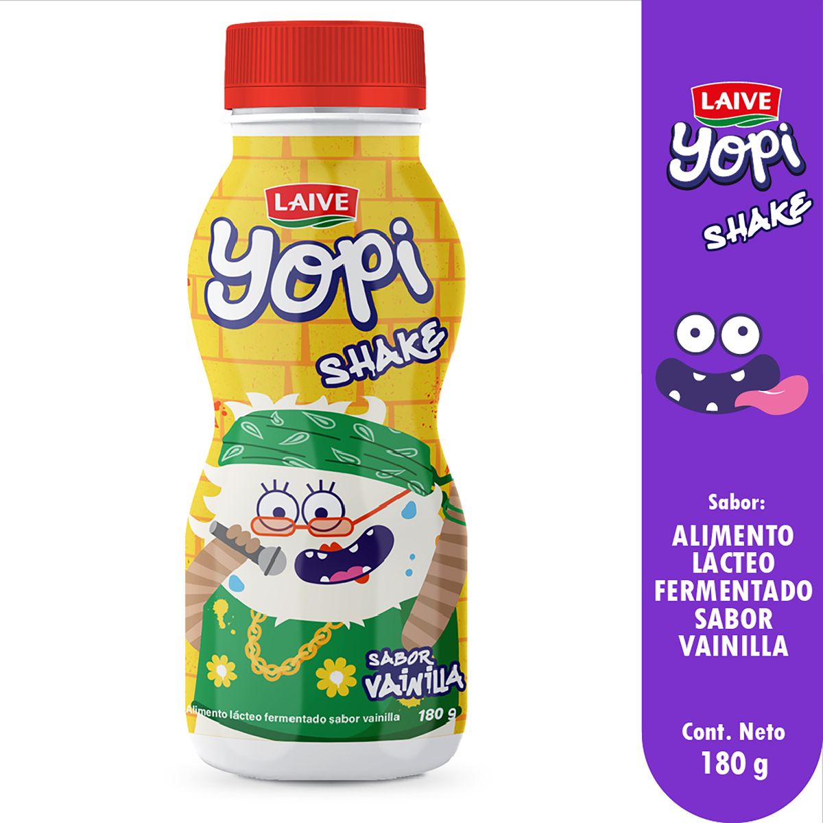 LAIVE - Alimento Lácteo Laive Yopishake Vainilla Botella 180 g
