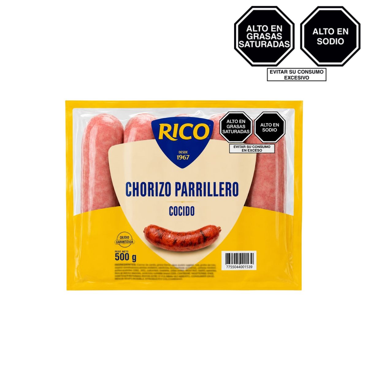 RICO - Chorizo Parrillero Especial Rico Empaque 500 g