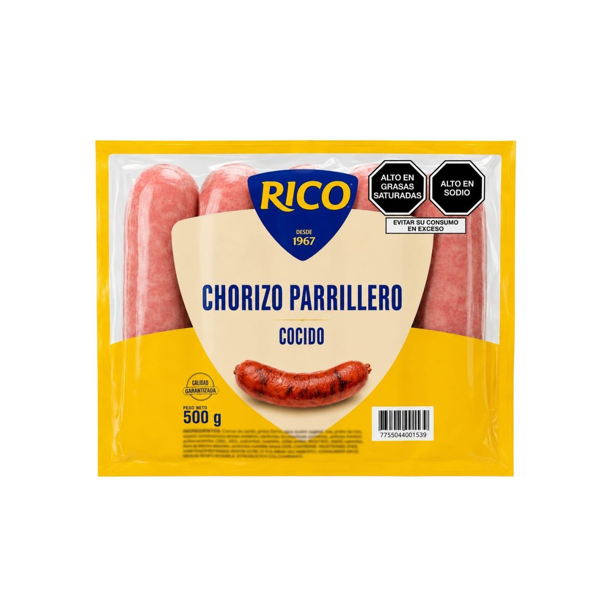 RICO - Chorizo Parrillero Especial Rico Empaque 500 g