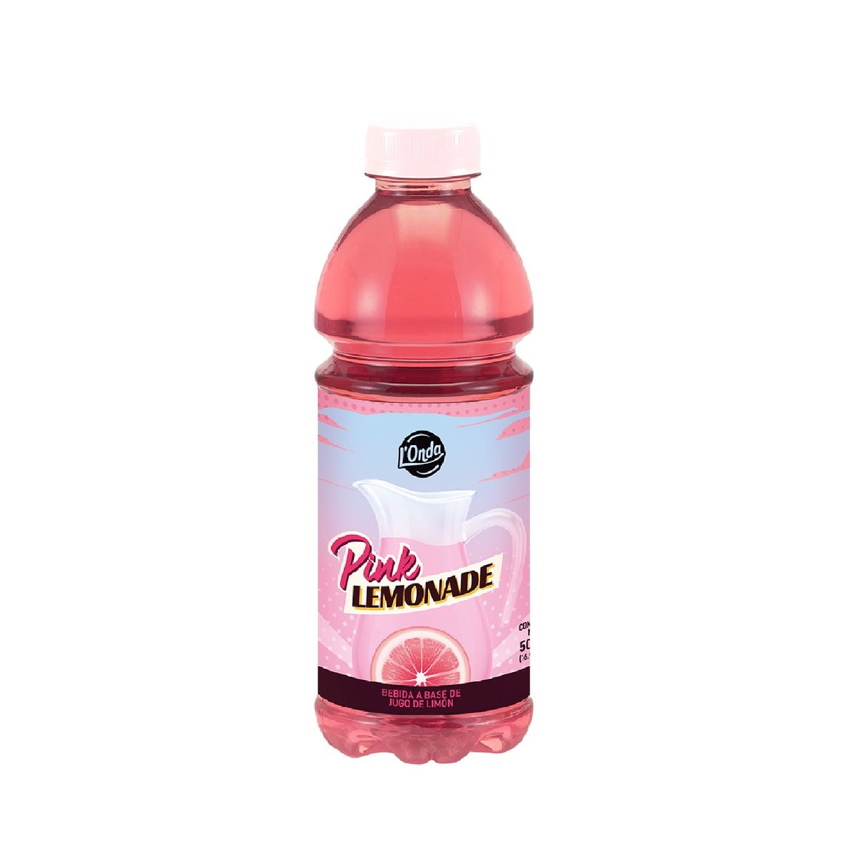 L ONDA - Bebida Londa Pink Lemonade Botella 500 mL