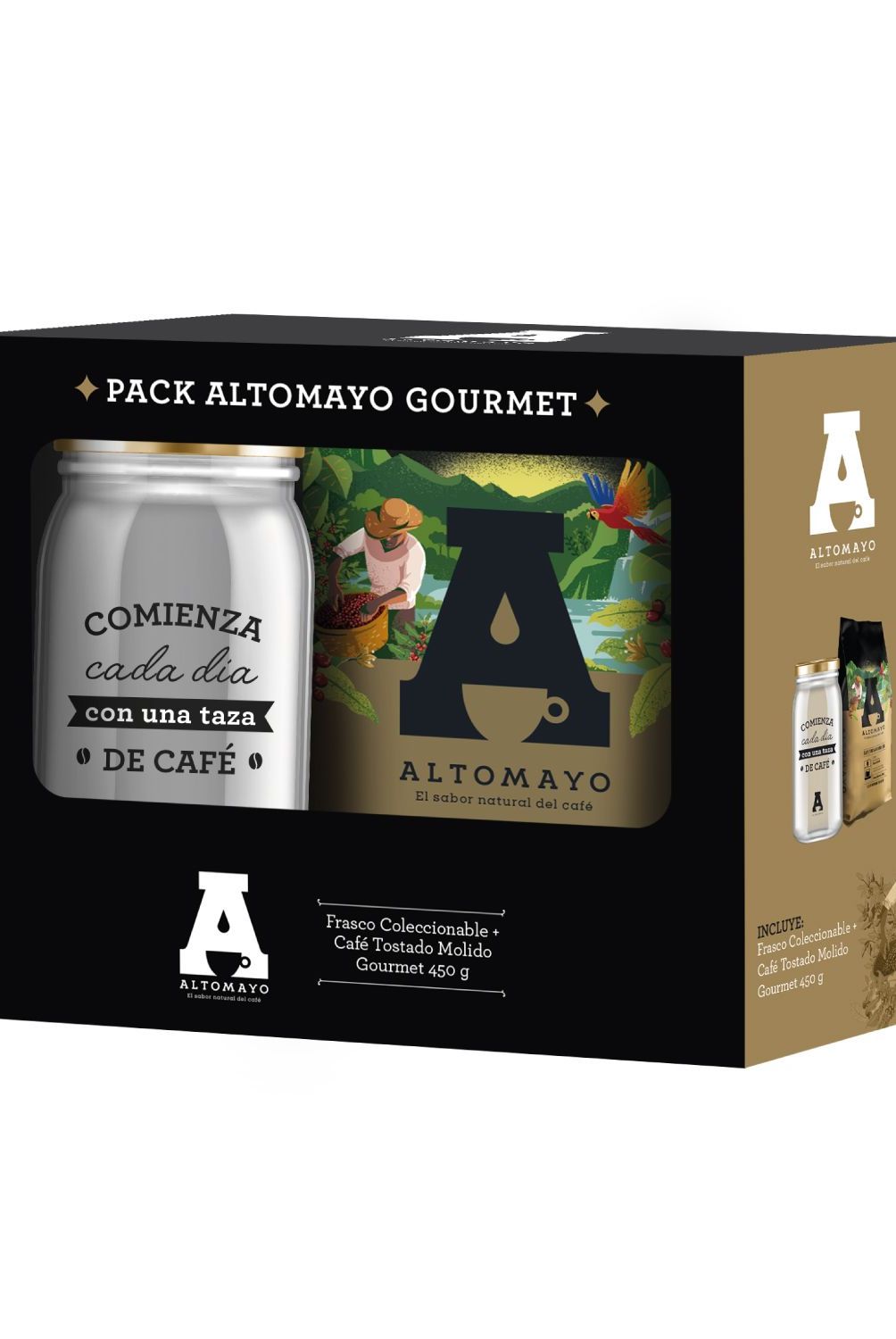  - PACK CAFE ALTOMAYO TOST MOL GOURMET 450G + FRASCO
