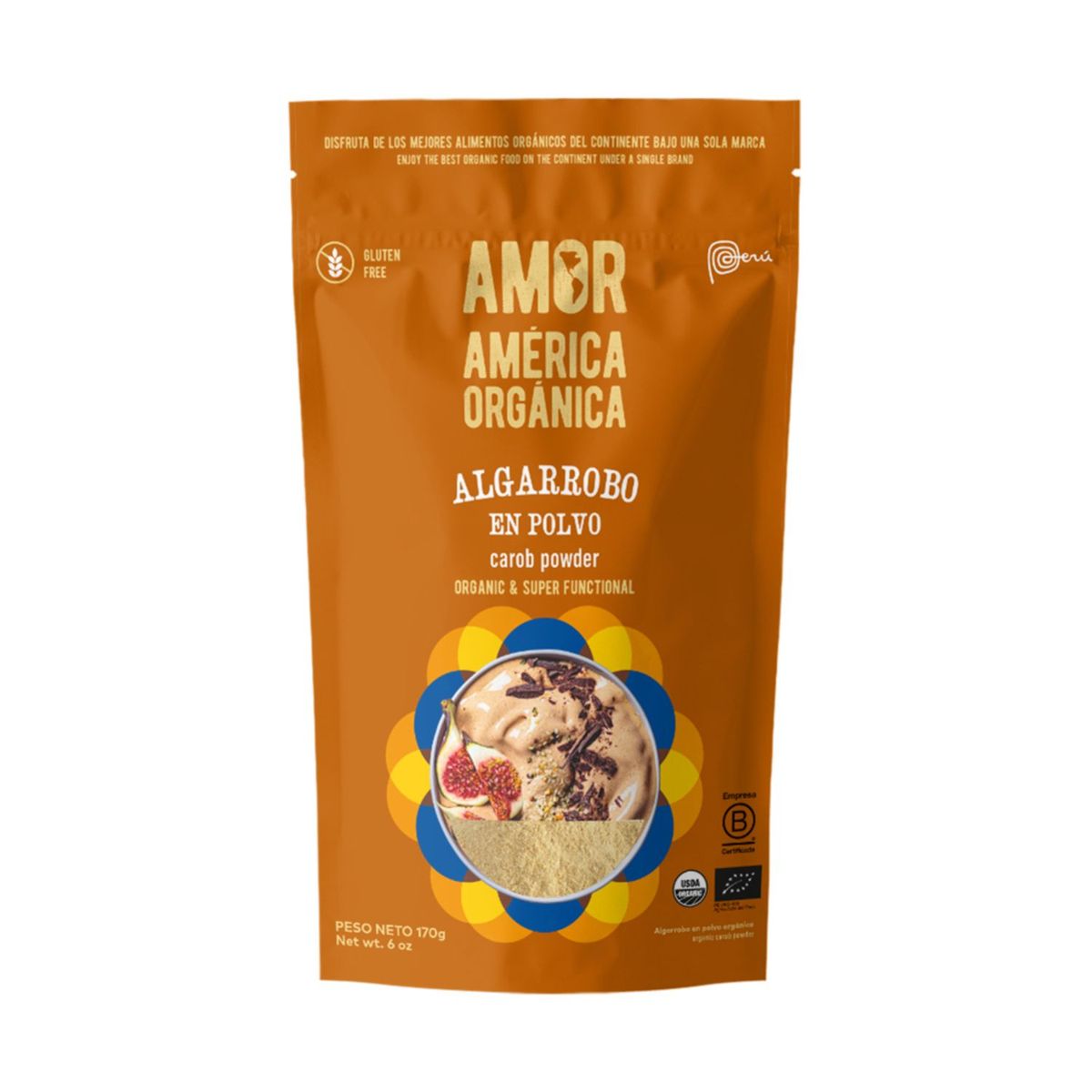  - ALGARROBO EN POLVO ORGANICO AMERICA ORGANICA 170G