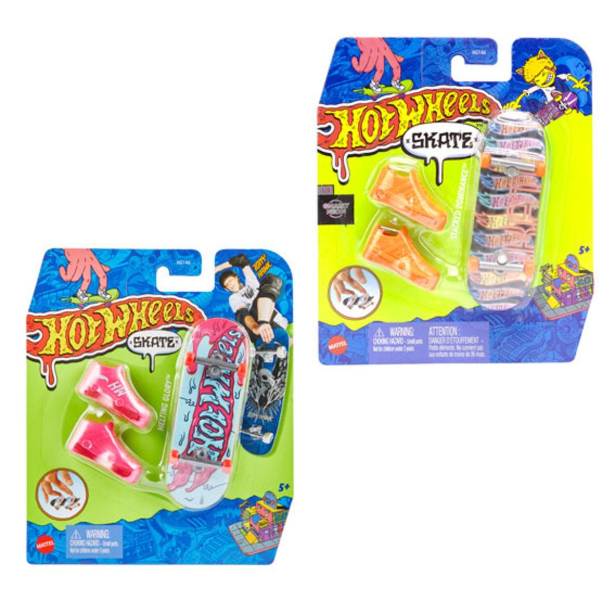 HOT WHEELS - Hot Wheels Skate Patineta con Tenis Sorpresa