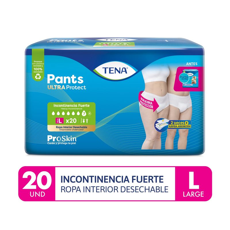 TENA - Panal Tena Pants Ultra L x 20 Unidades
