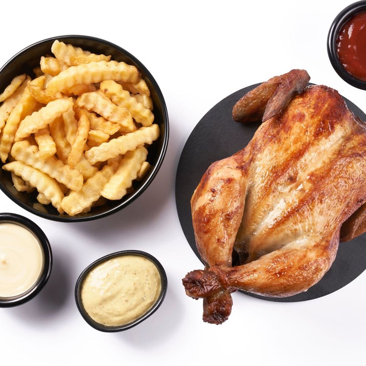 TOTTUS - Pollo Rostizado + Papas + Ají