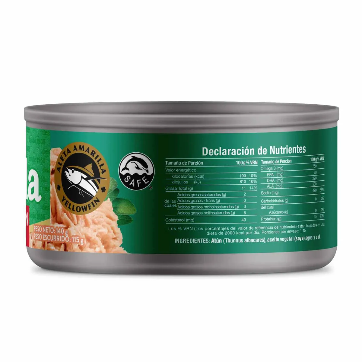 FLORIDA - Grated de Atún Florida en Aceite Vegetal Lata 140 g