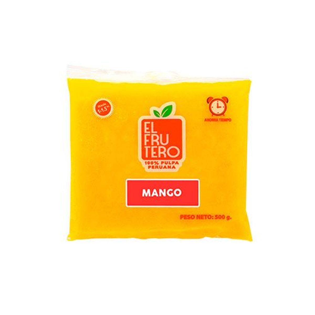 EL FRUTERO - Pulpa de Mango Congelada El Frutero Bolsa 500 g