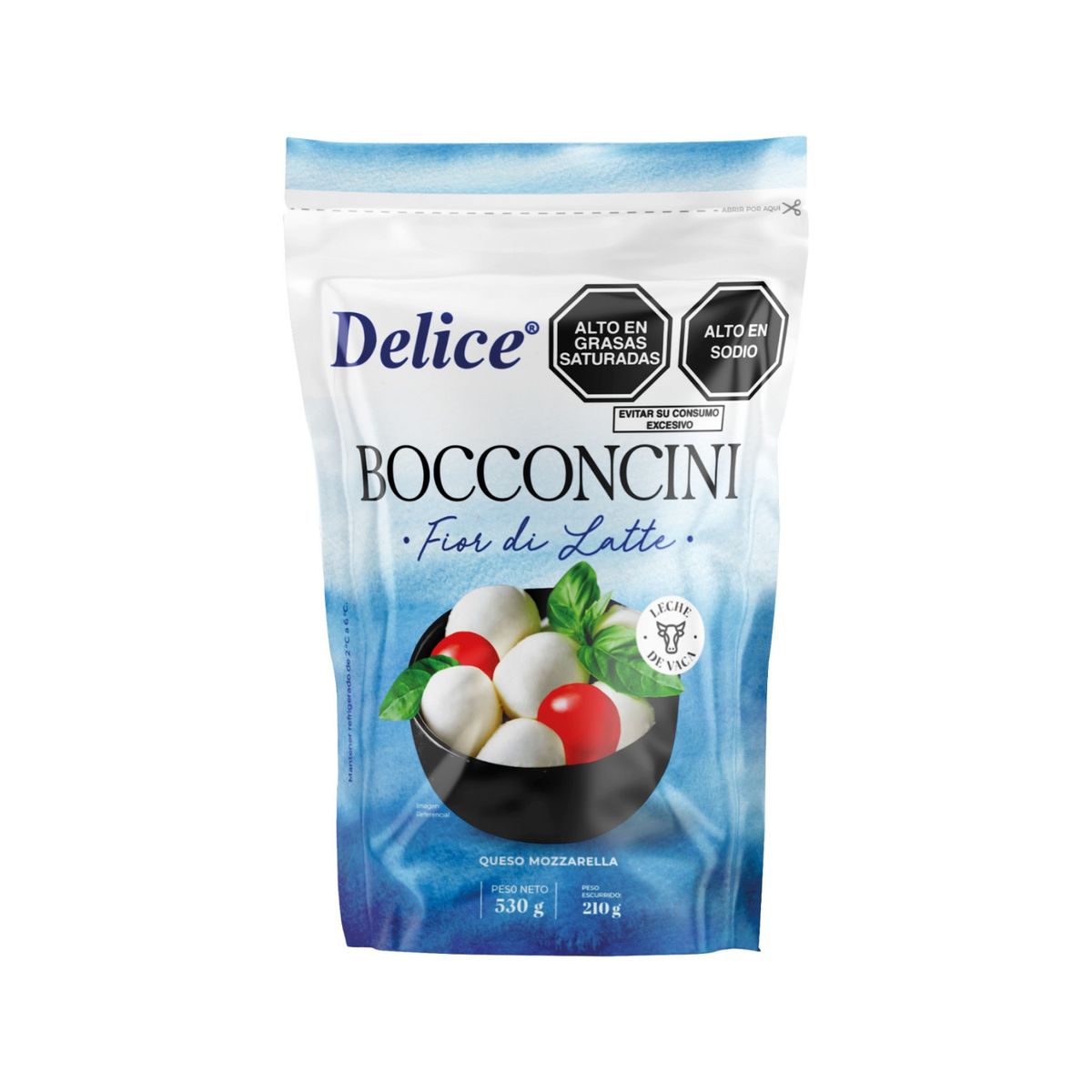 DELICE - Queso Bocconcini Delice Doypack 530 g