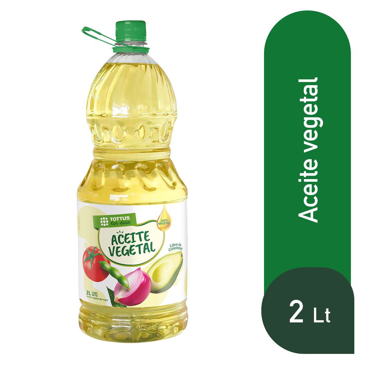 TOTTUS - Aceite Vegetal Tottus x 2L