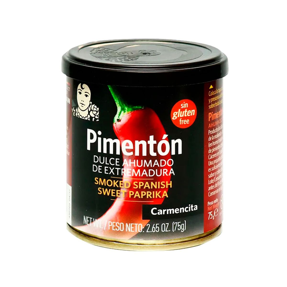 CARMENCITA - Pimentón Dulce Ahumado Carmencita Envase 75 g