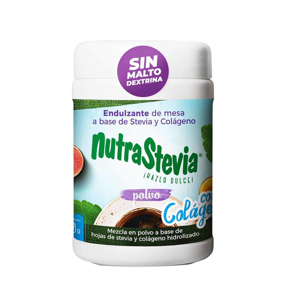 NUTRASTEVIA - Endulzante Nutrastevia Con Colágeno Envase 50 g