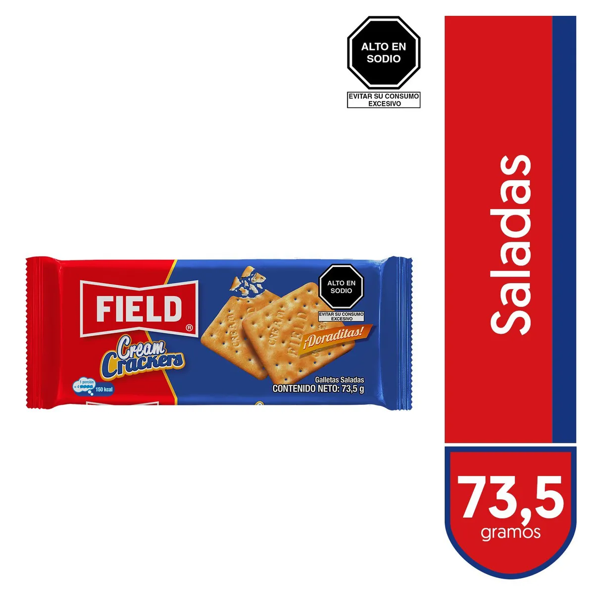 FIELD - Galletas Field Cream Cracker Empaque 73.5 g