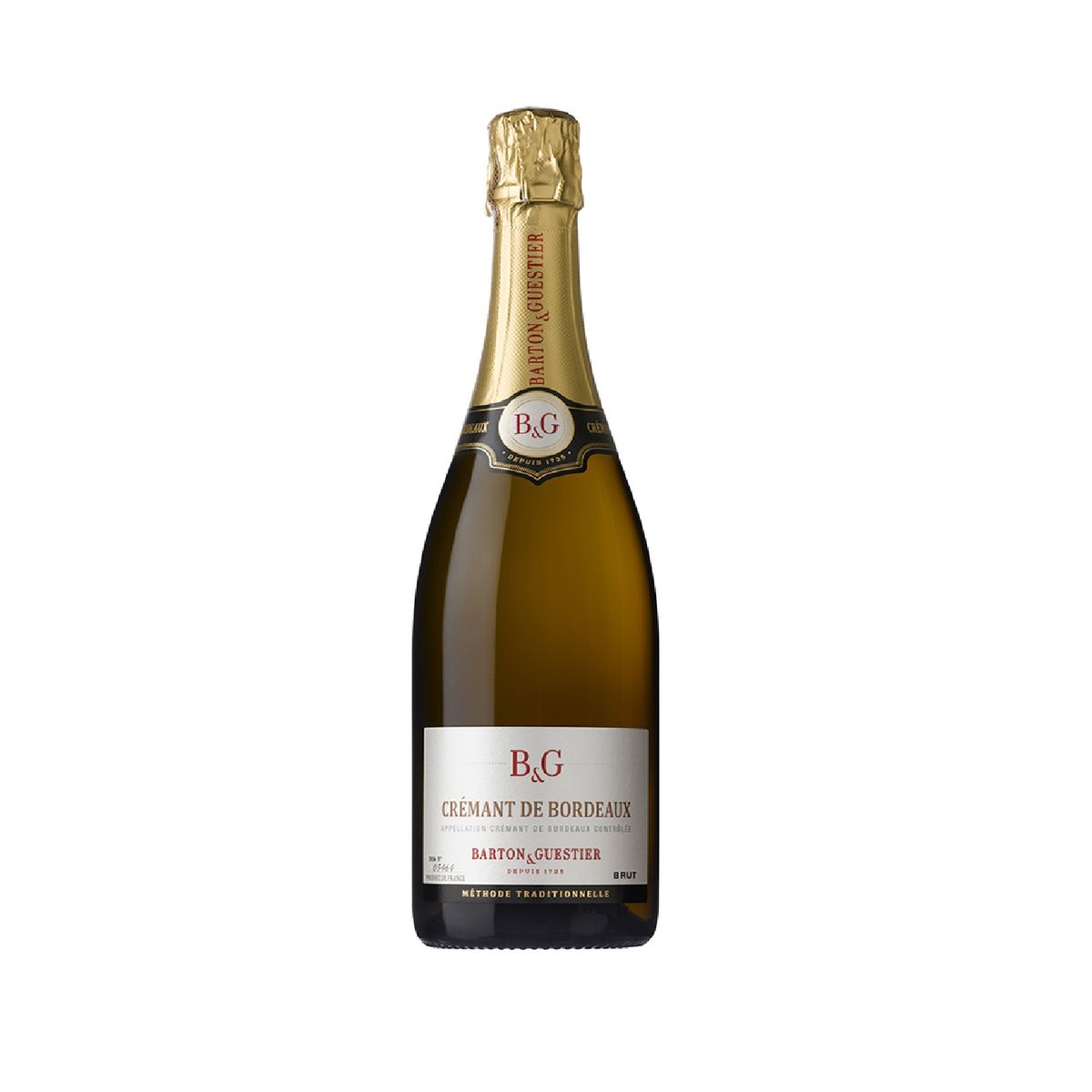 BARTON & GUESTIER - Espumante Barton & Guestier Cremant de Bordeaux Botella 750 mL