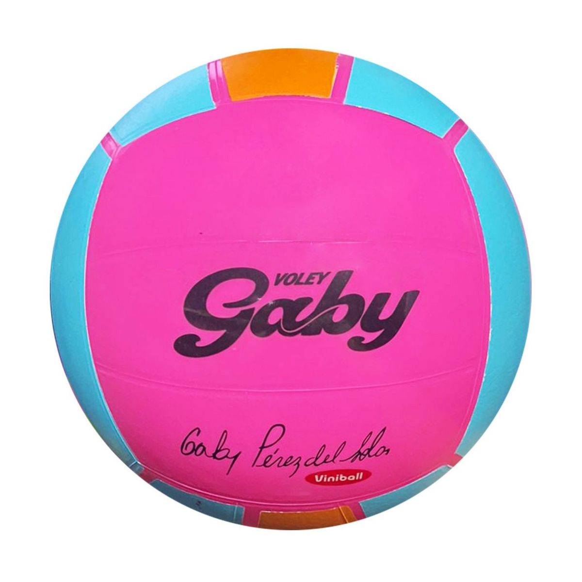 Viniball - Pelota de Voley Viniball Tri Gaby Magenta Celeste