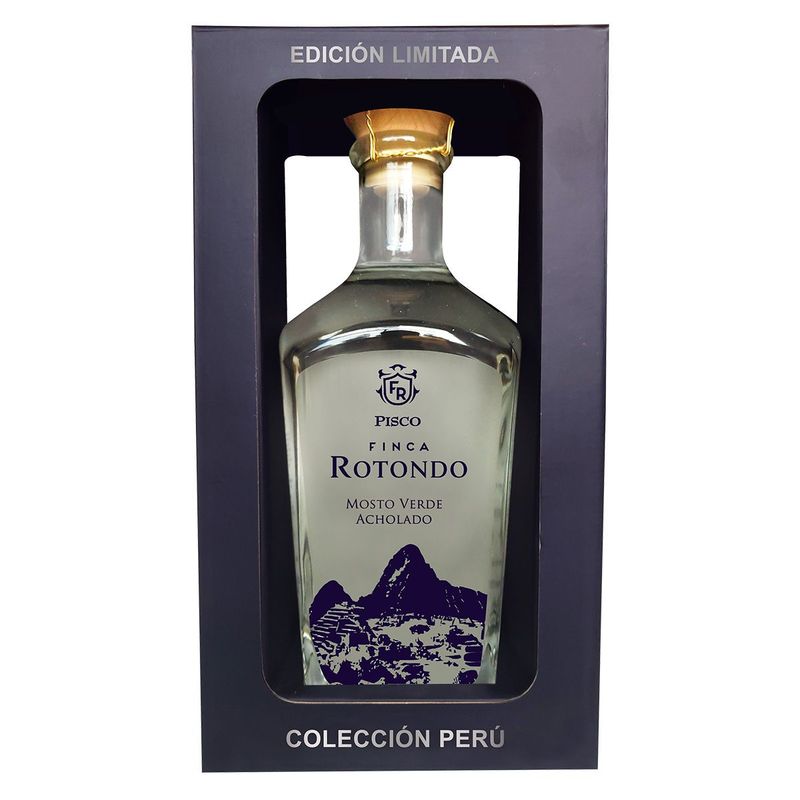 VIÑA VIEJA - Pisco Acholado Mosto Verde Finca Rotondo Botella 750 mL