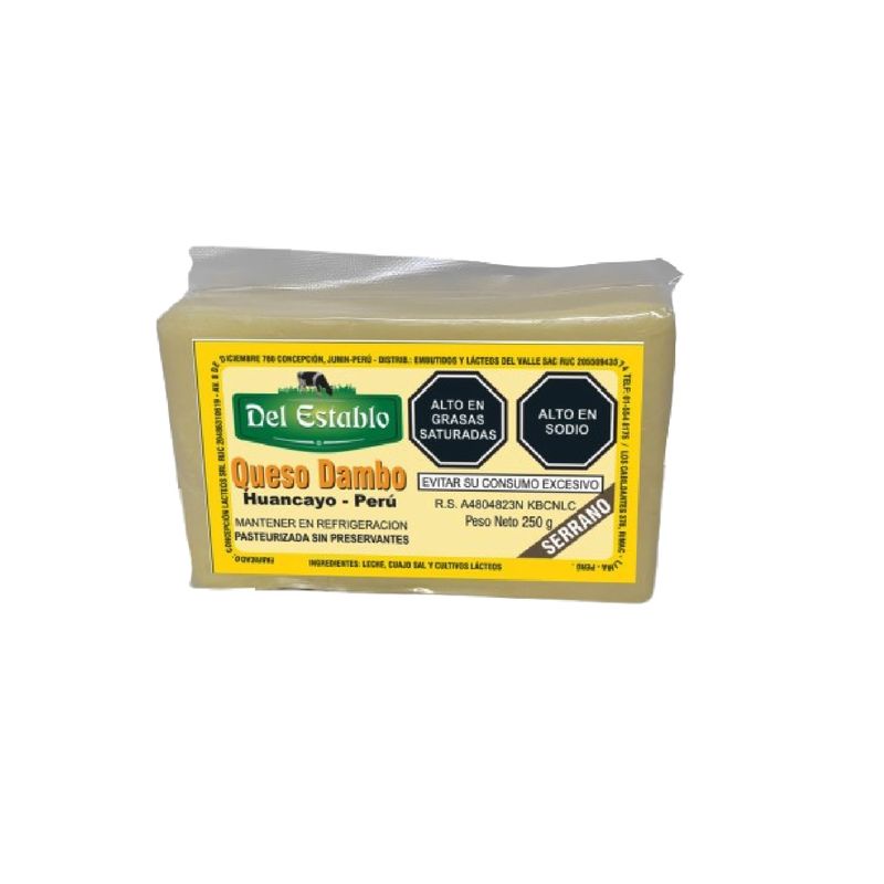 DEL ESTABLO - Queso Serrano Del Establo Empaque 250 g