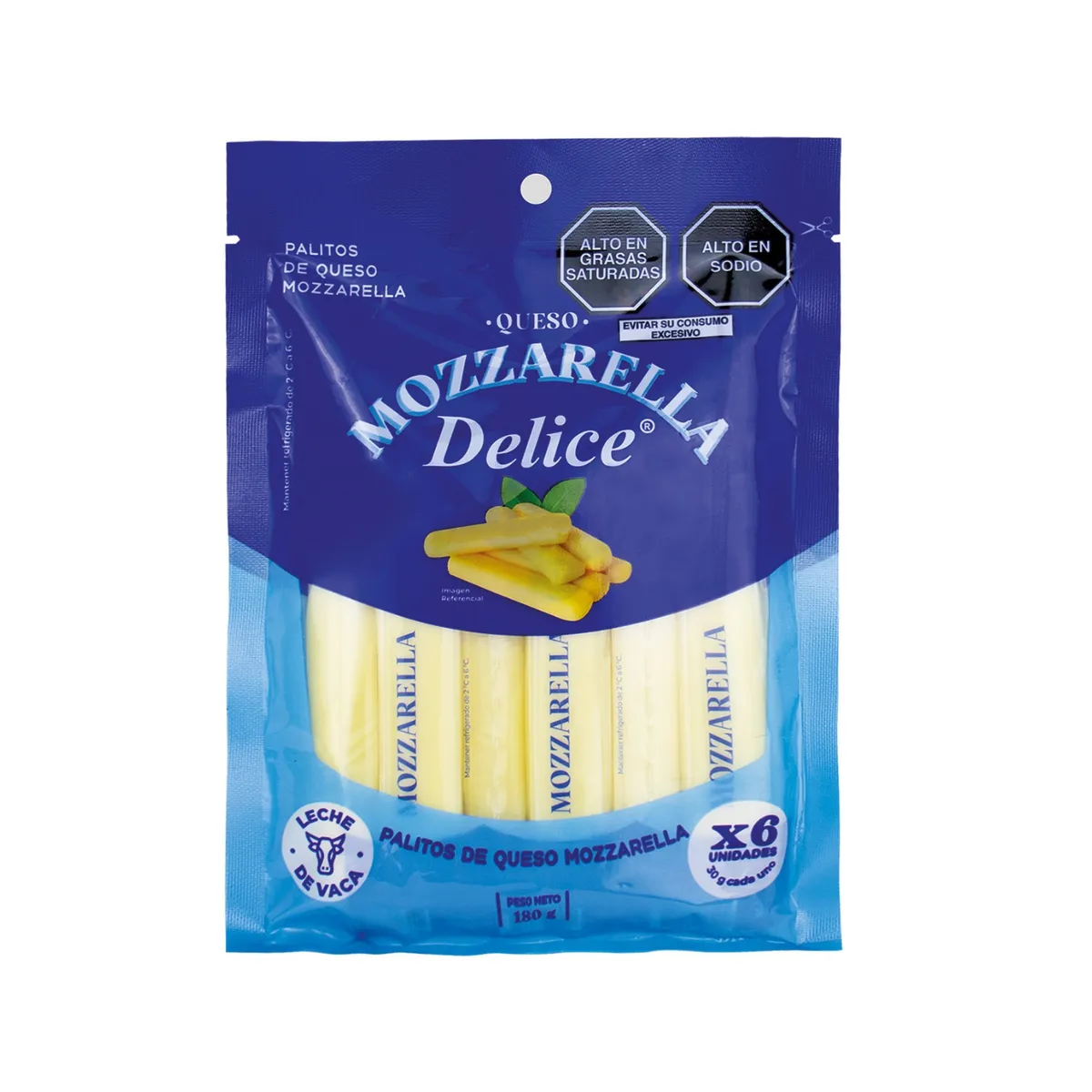 DELICE - Queso Mozzarella Stick Delice Empaque 180 g