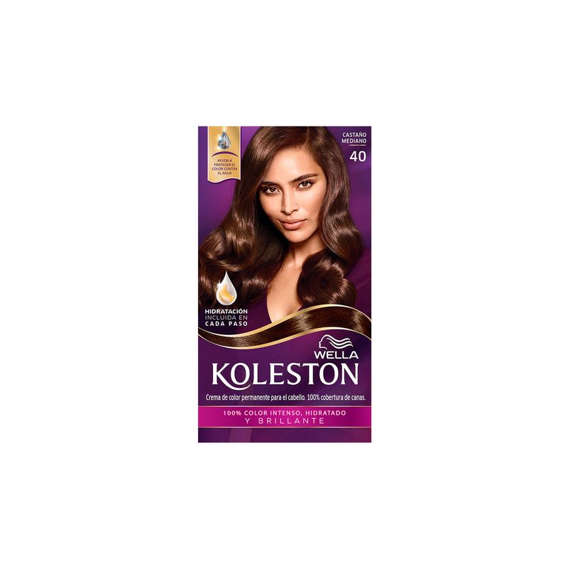 KOLESTON - Kit Tinte Capilar Koleston 40 Castaño Medio