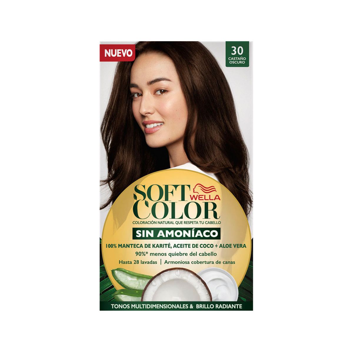 SOFT COLOR - Tinte Soft Color Tono 30 Castaño Oscuro