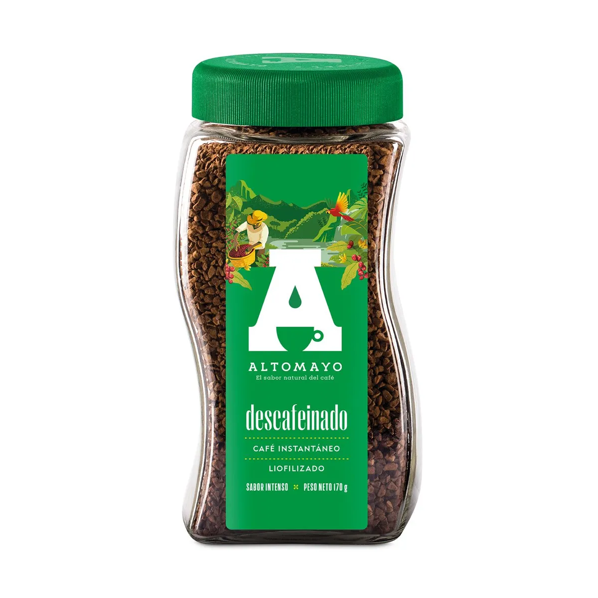 ALTOMAYO - Café Instantáneo Descafeinado Altomayo Envase 170 g