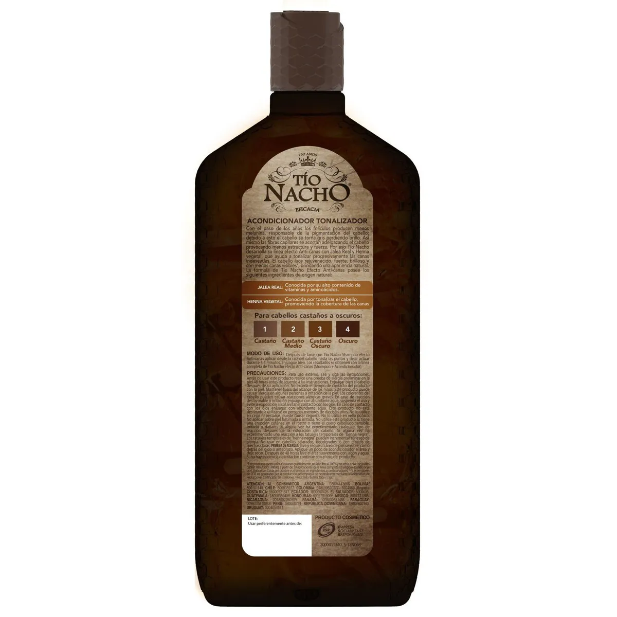 TIO NACHO - Acondicionador Tio Nacho Anticanas Botela 415 mL