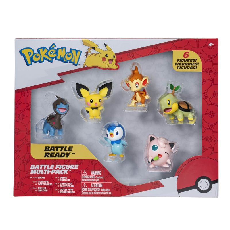 POKEMON - Set x6 Figuras de Batalla Pokemon