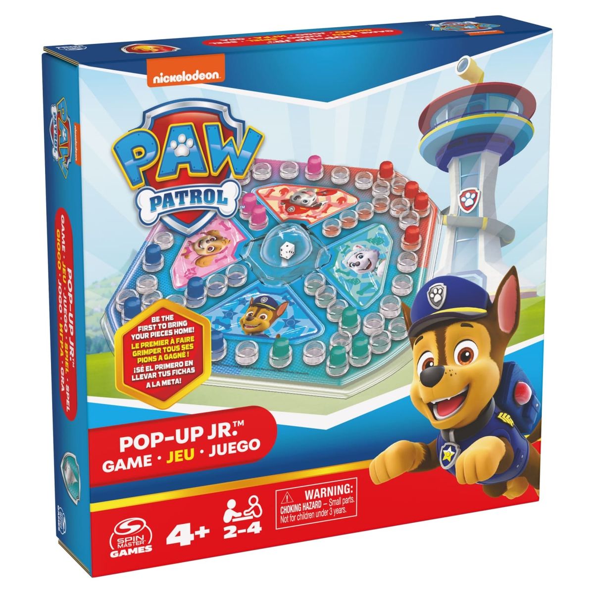 SPIN MASTER - Juego de Mesa Ludo Jr Paw Patrol