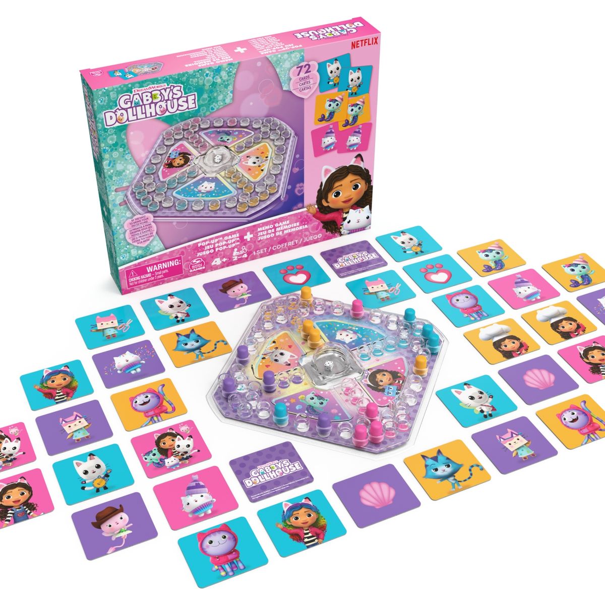 SPIN MASTER - Juego de Mesa Pop Up y Memoria
