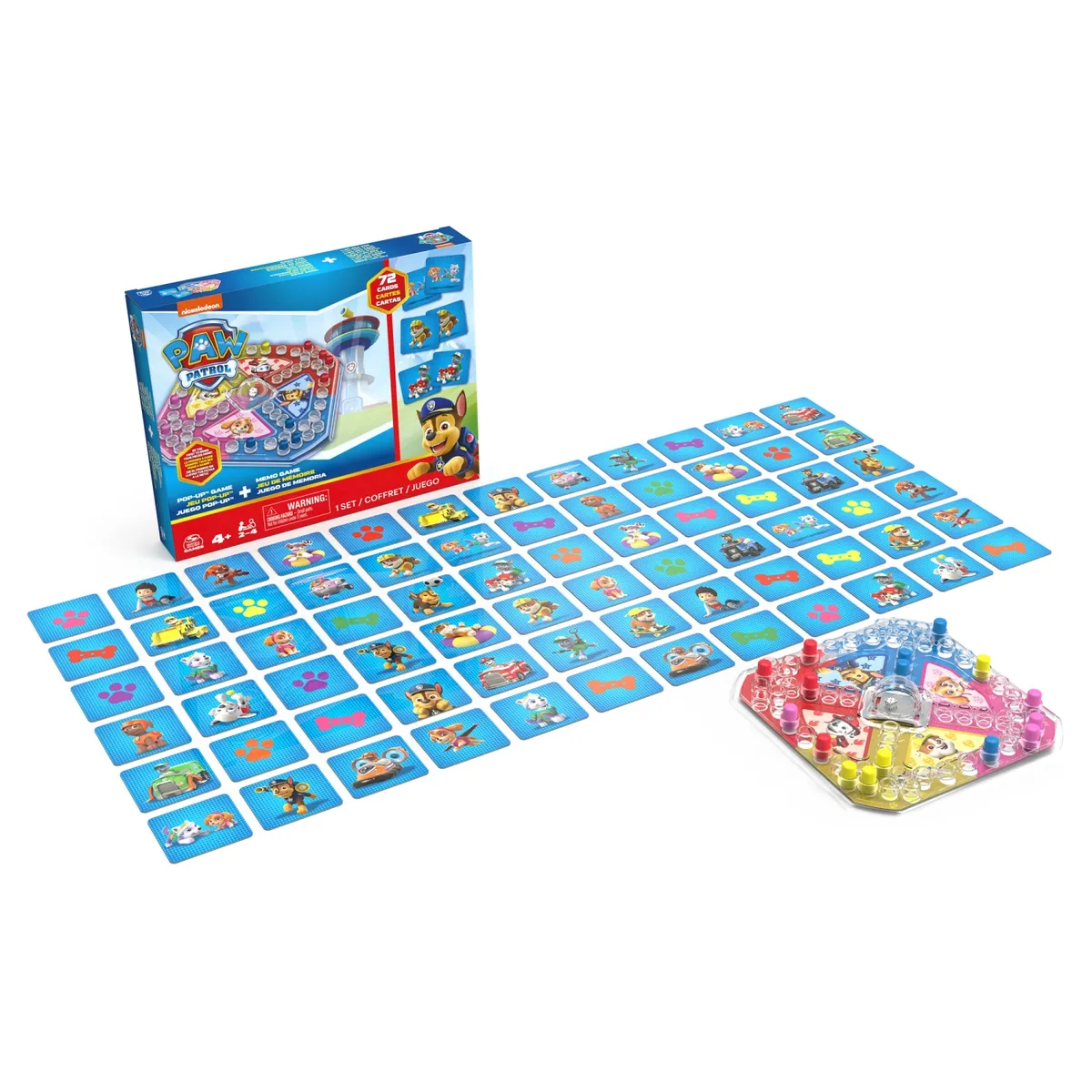 SPIN MASTER - Pop Up y Memoria Paw Patrol