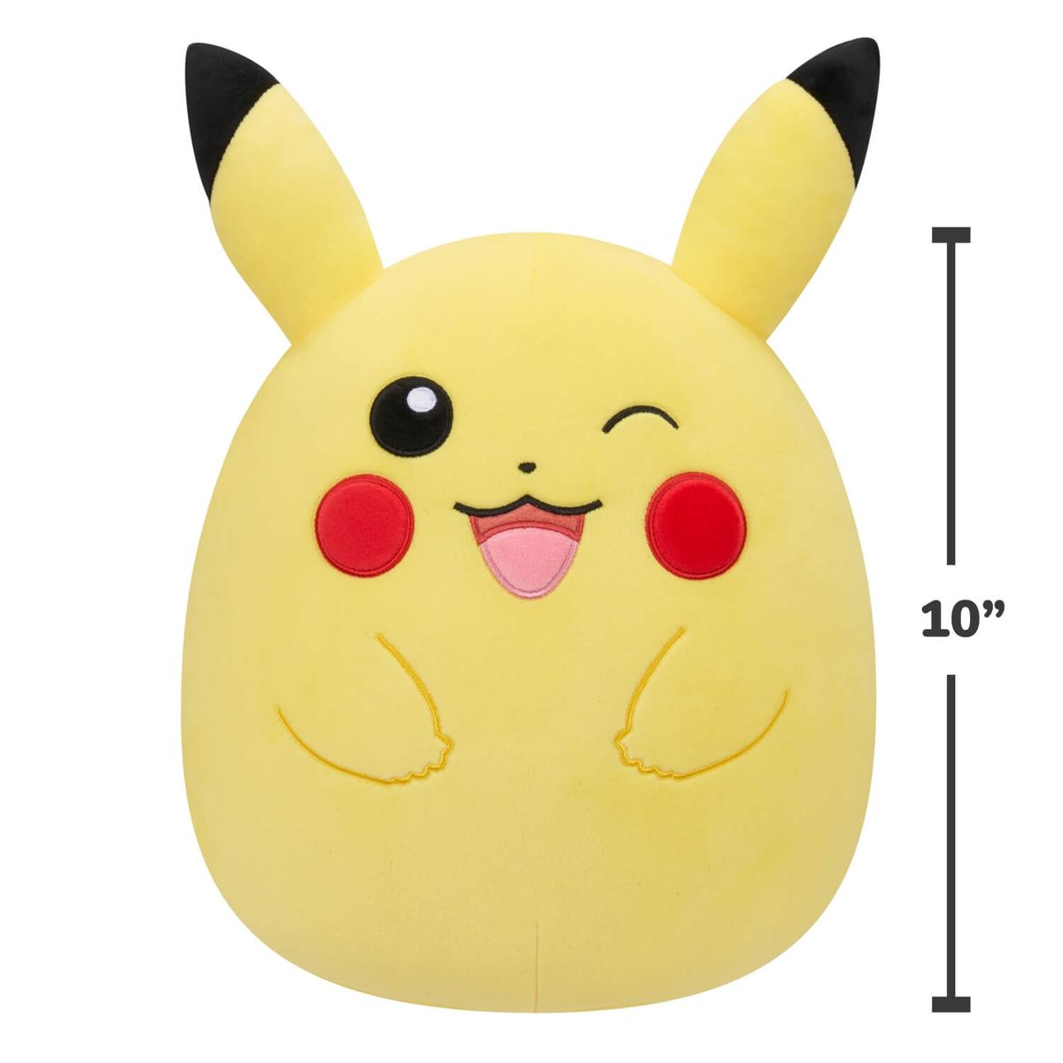 SQUISHMALLOWS - Peluche Pikachu con Guiño Pokemon 25 cm