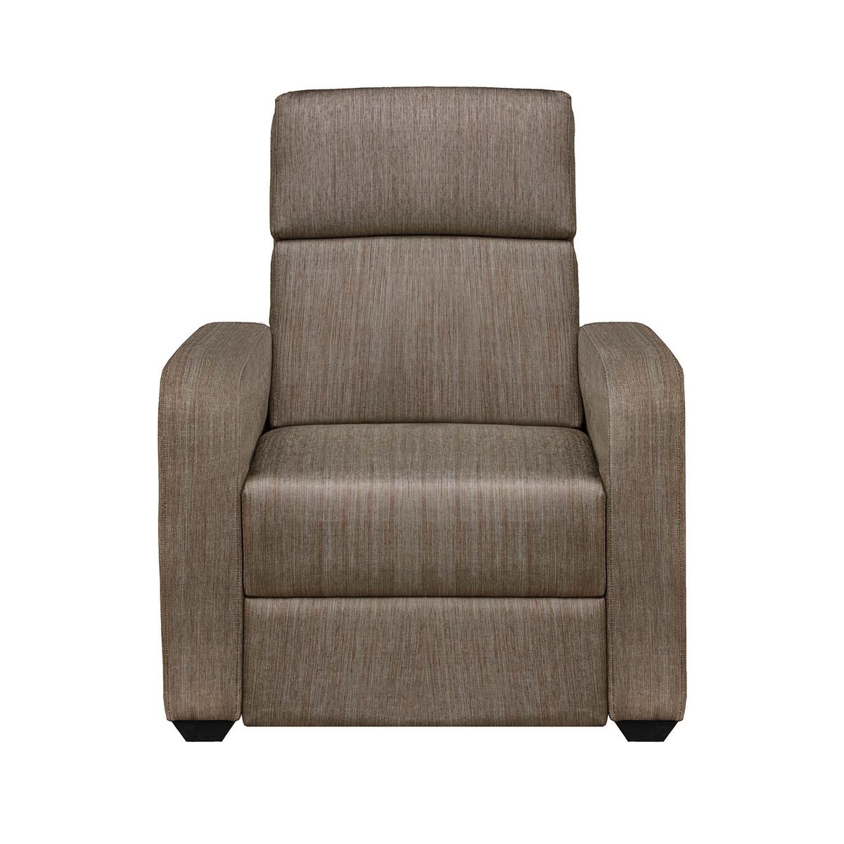FORLI - Sillon Reclinable Fe Bols Tela Marron