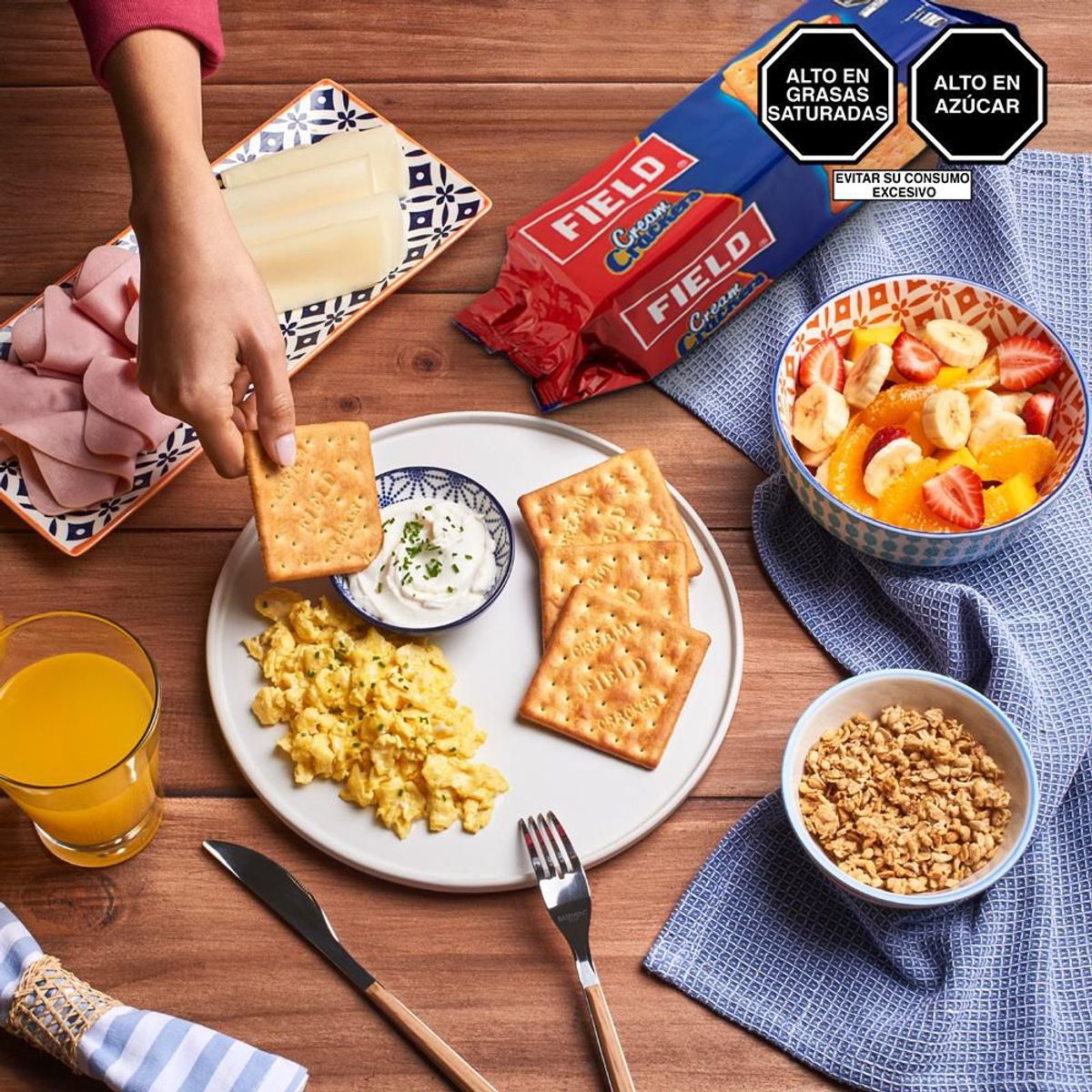 FIELD - Galletas Saladas Field Cream Cracker Empaque 258 g