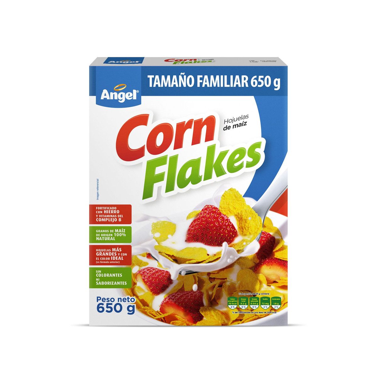 ANGEL - Cereal Angel Corn Flakes Bolsa 650 g