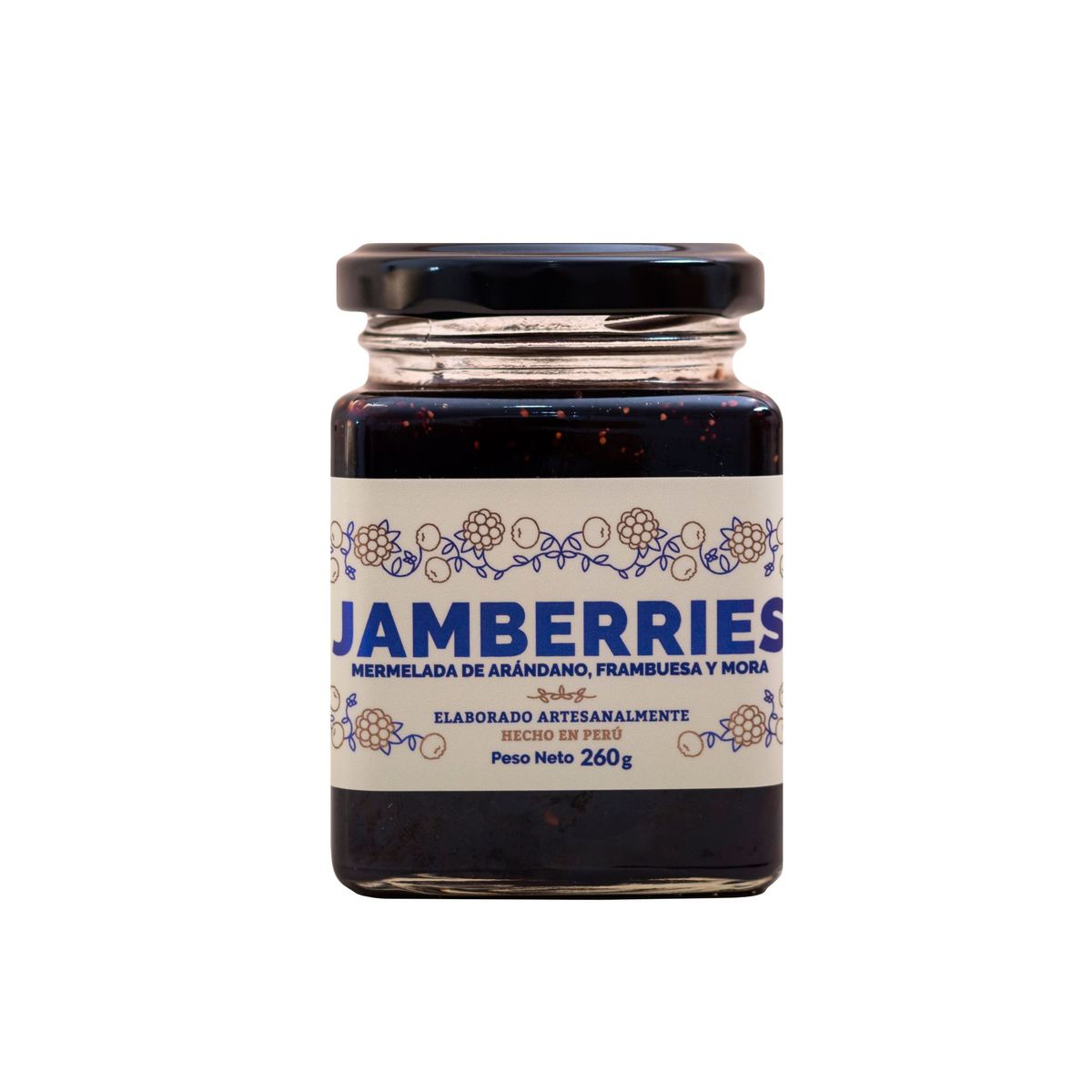 BERRIES DEL PERU - Mermelada De 3 Berries x 260 g