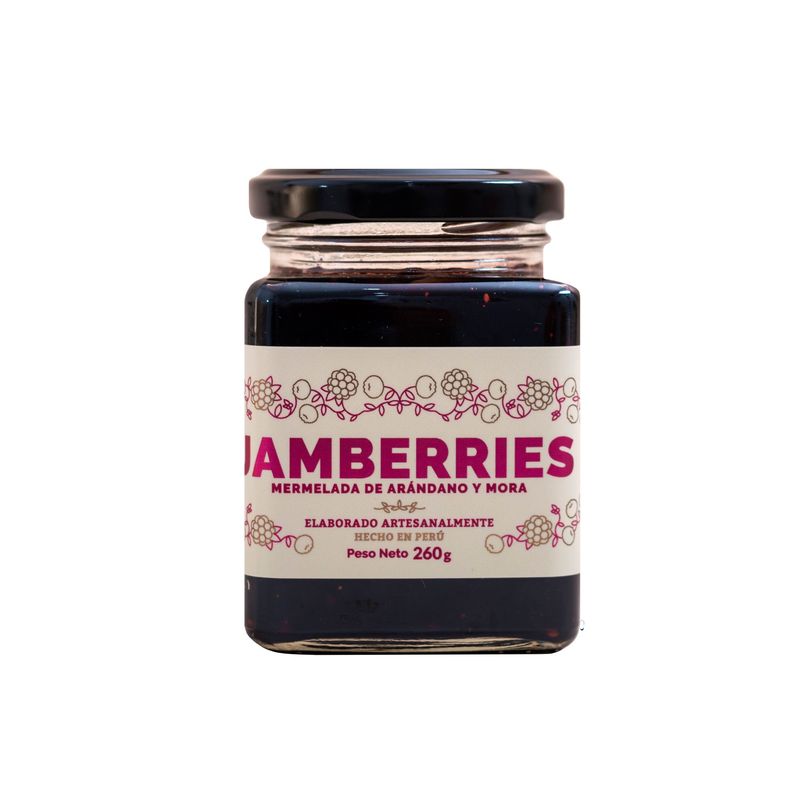 BERRIES DEL PERU - Mermelada De Arándano Mora x 260 g