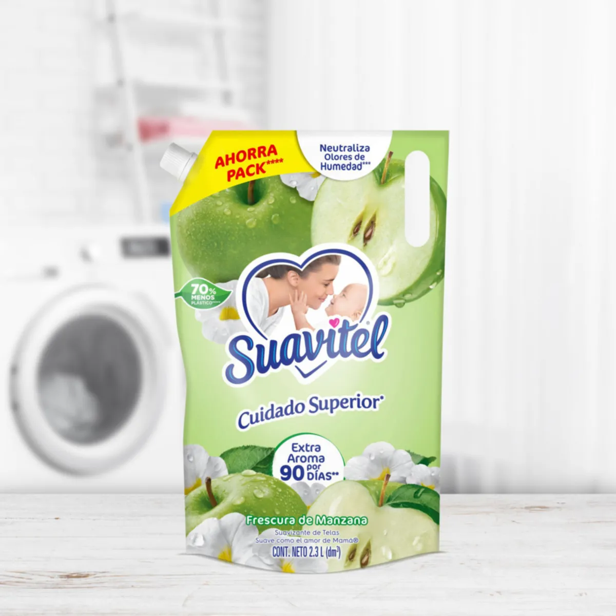 SUAVITEL - Suavizante Suavitel Frescura de Manzana Envase 2.3 L
