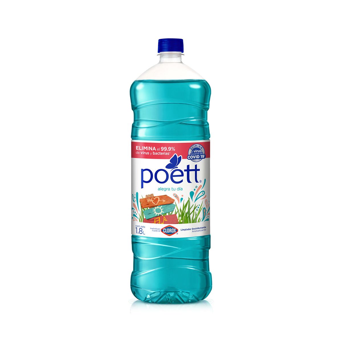 POETT - Limpiador Poett Alegra Tu Día Botella 1.8 L