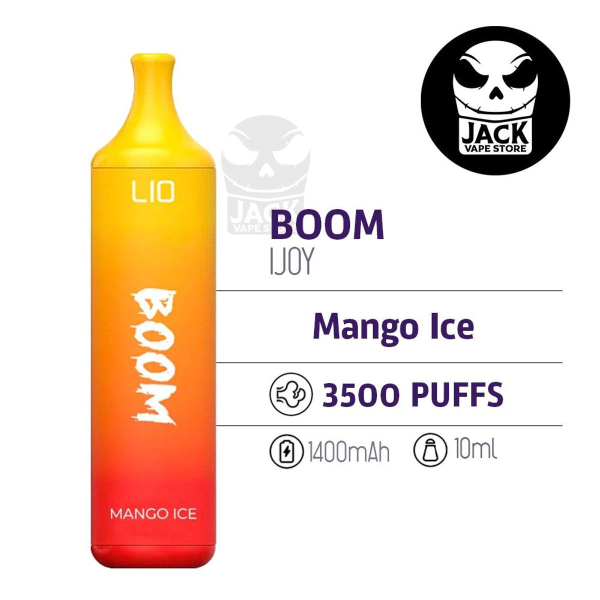 IJOY - Vapeador Boom Mango Ice De 3500Puff