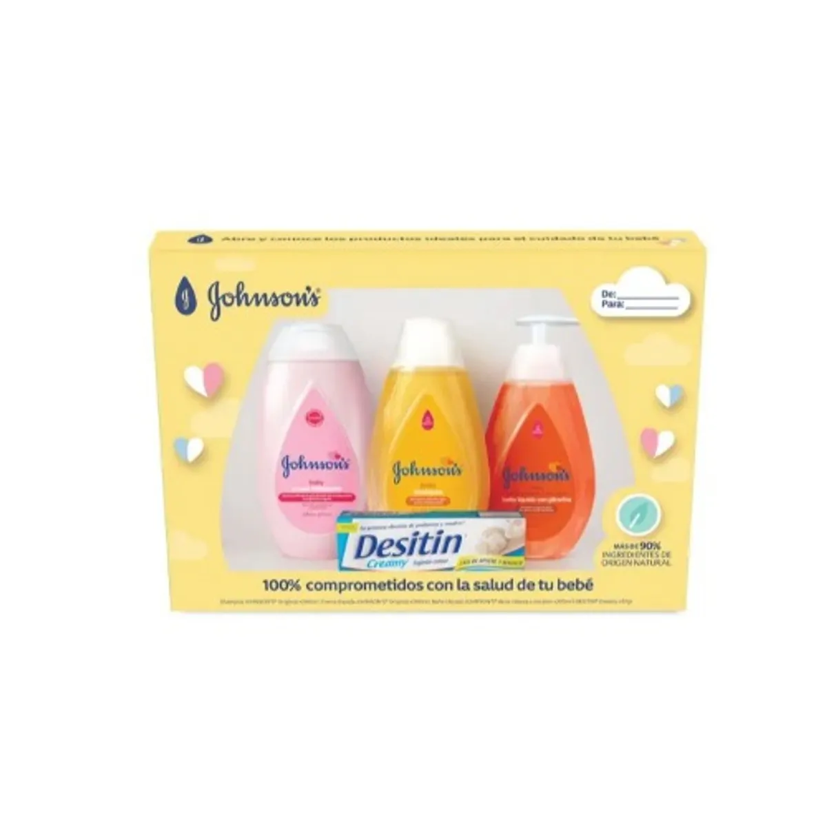 JOHNSONS BABY - Estuche Johnsons Baby Pack 4 Piezas