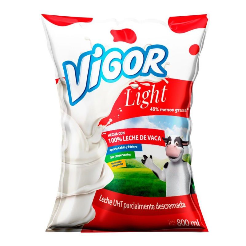 VIGOR - Vigor Leche Light 800 mL