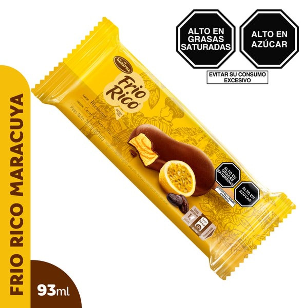 DONOFRIO - Helado en Paleta Donofrio Frio Rico Maracuyá