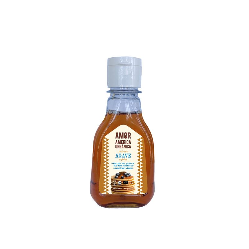 AMERICA ORGANICA - Jarabe de Agave America Orgánica Envase 200 g