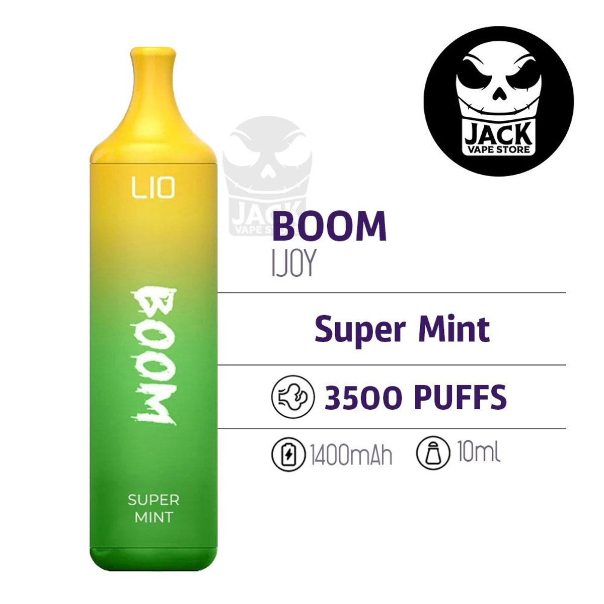 IJOY - Vapeador Boom Supet Mint De 3500Puff