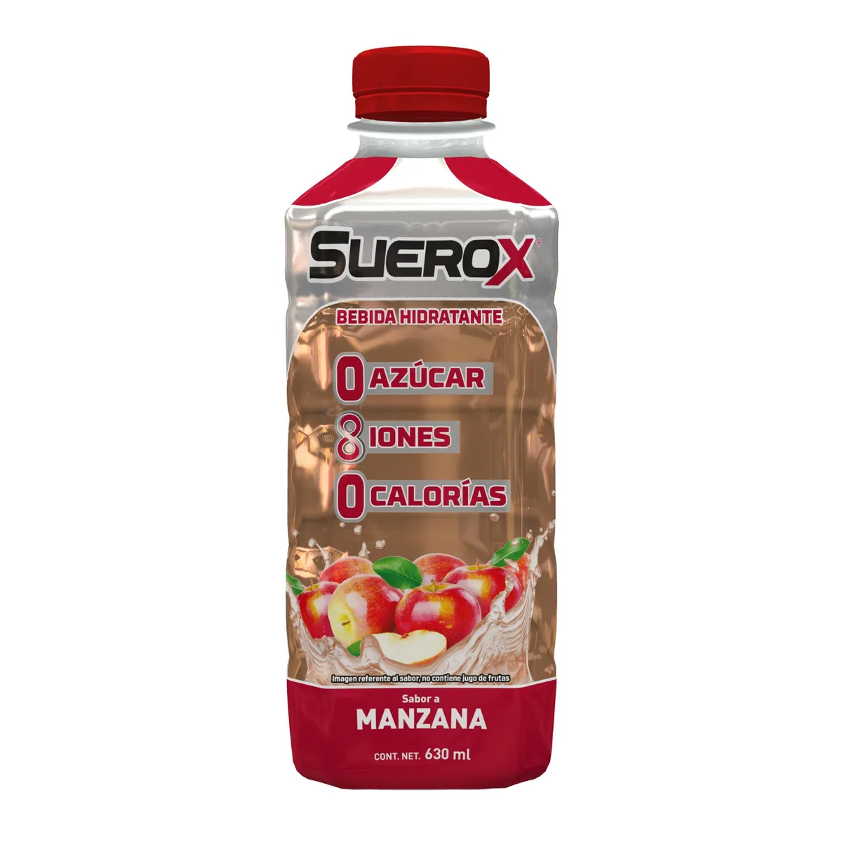 SUEROX - Bebida Rehidratante Suerox Manzana Botella 630 mL