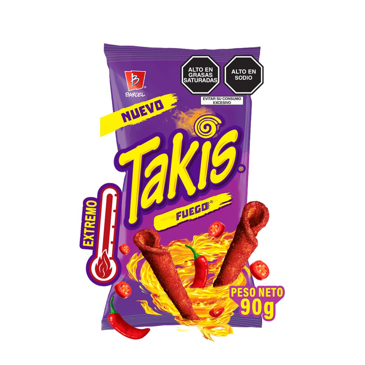 BARCEL - Takis Fuego Bolsa 90 g