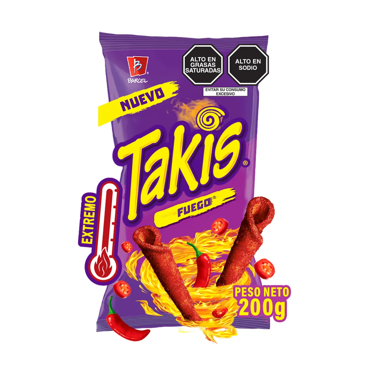 BARCEL - Takis Fuego Bolsa 200 g