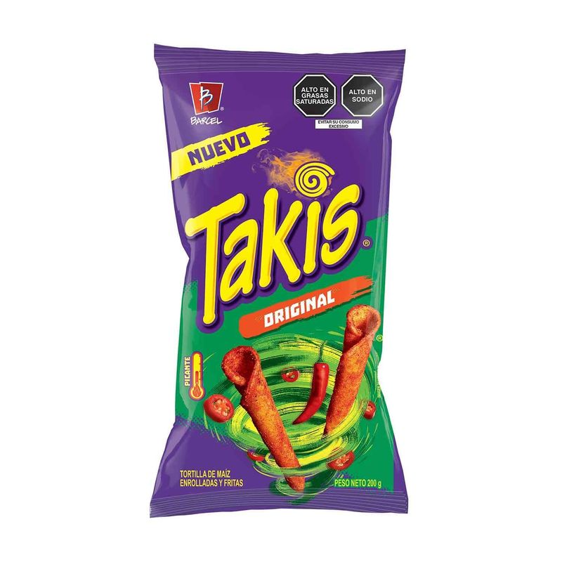 BARCEL - Tortillas De Maiz Barcel Takis Original  Bolsa 200 g