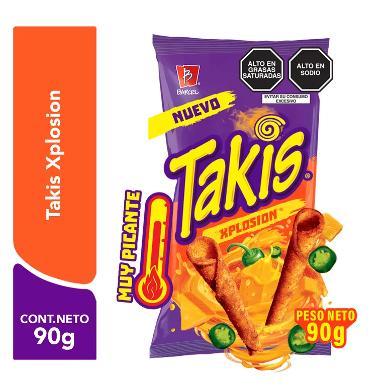 Takis Xplosion Bolsa 90 g | Tottus Perú