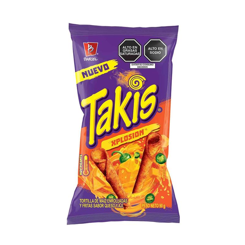 BARCEL - Tortillas de Maíz Takis Xplosion Bolsa 90 g